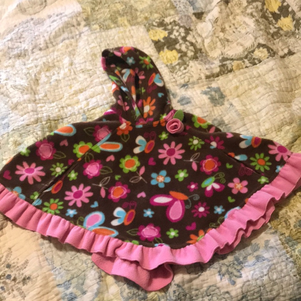 Flower poncho